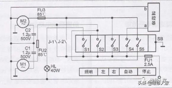 抽油煙機的常見故障檢修