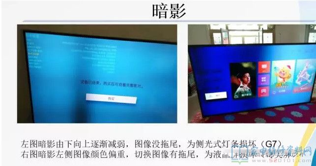 創(chuàng)維液晶常見屏故障實拍圖片對照判斷及維修方法