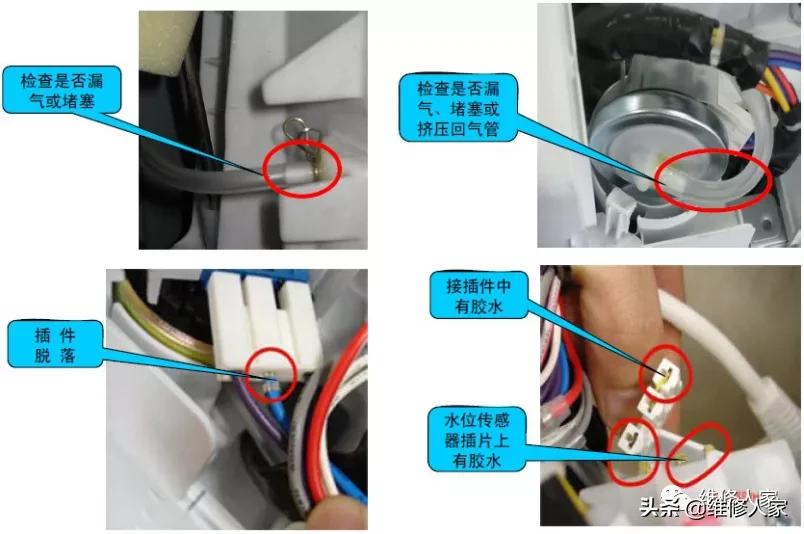 全自動洗衣機電腦板及故障檢測方法