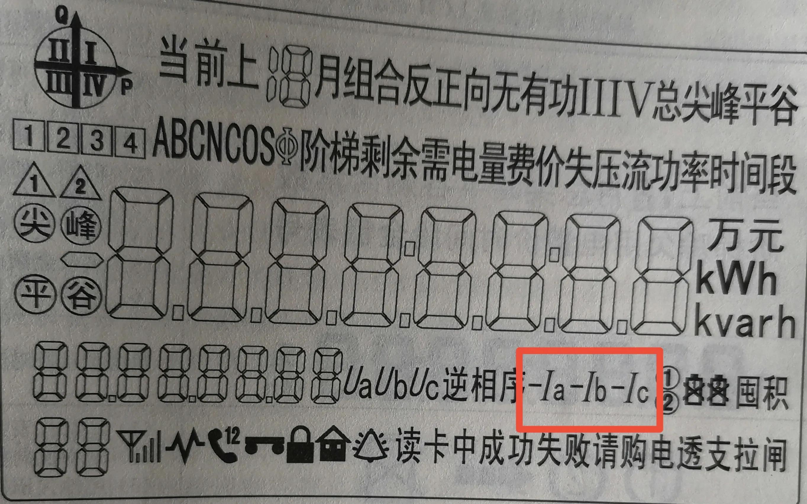 閑話智能表常見符號及故障代碼含義，也許對你有些許幫助