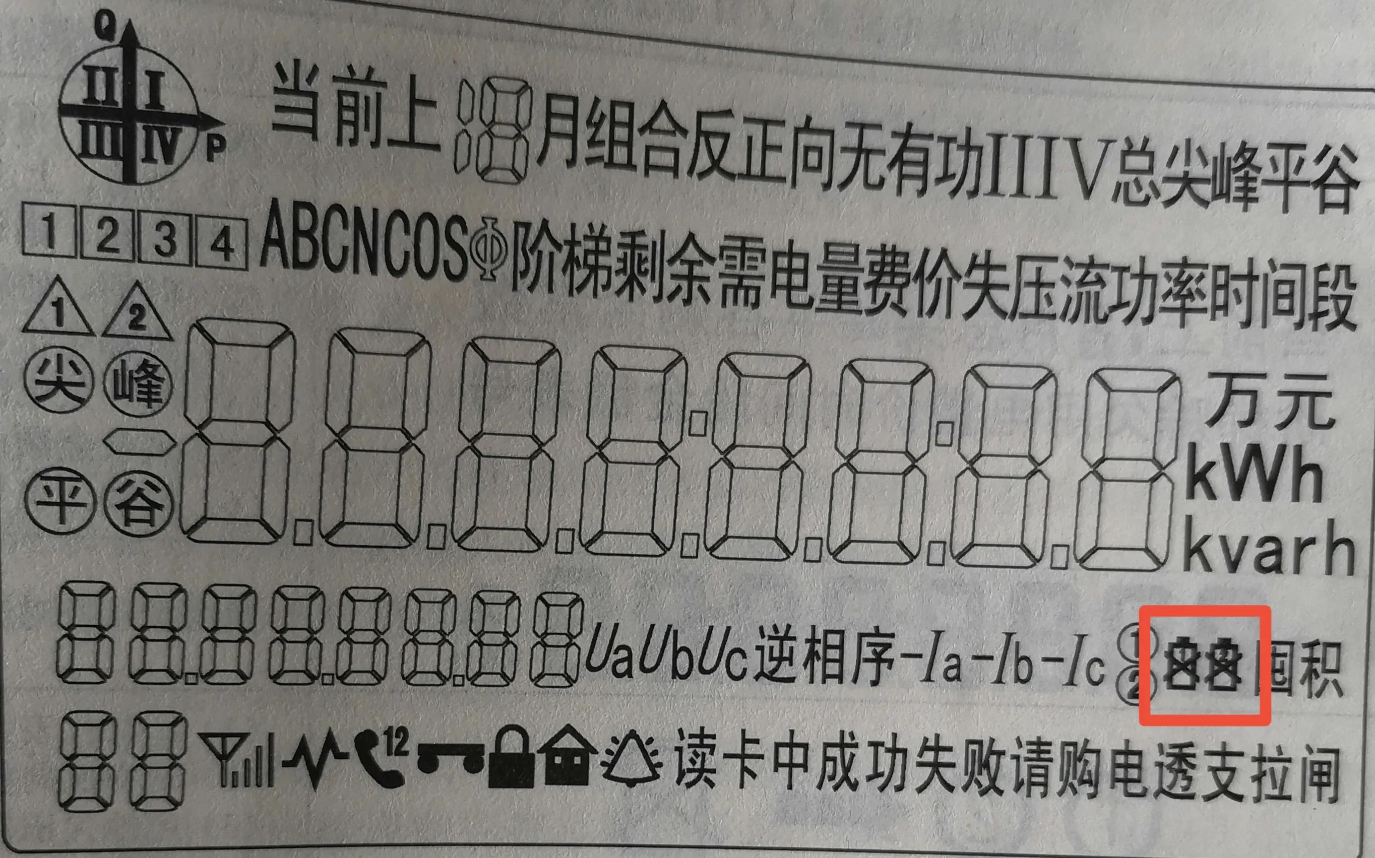 閑話智能表常見符號及故障代碼含義，也許對你有些許幫助