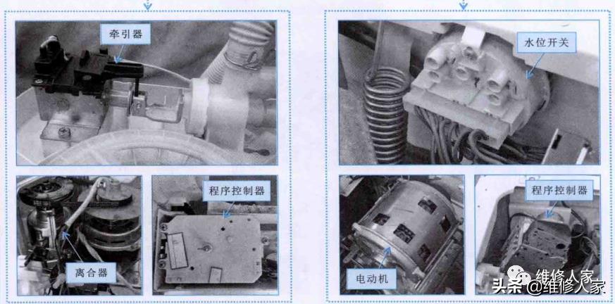 圖解洗衣機(jī)常見故障原因