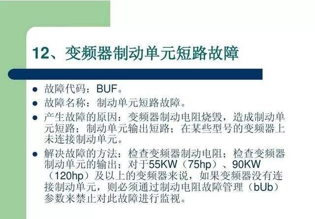 20個(gè)變頻器故障代碼，變頻器故障排查照著做就可以了，值得收藏！