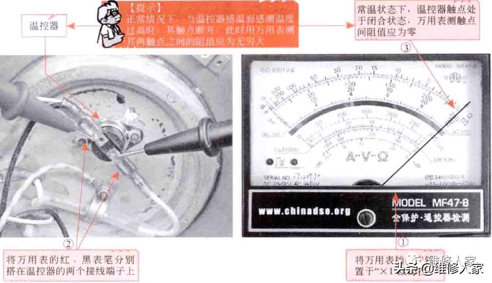 電熱水壺故障檢修分析